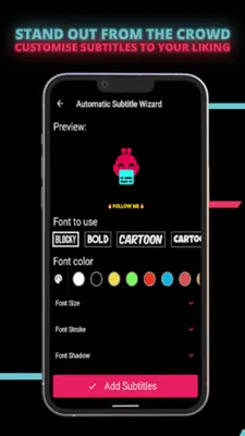 Automatic Subtitles & Captions android App screenshot 1