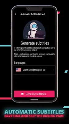 Automatic Subtitles & Captions android App screenshot 2